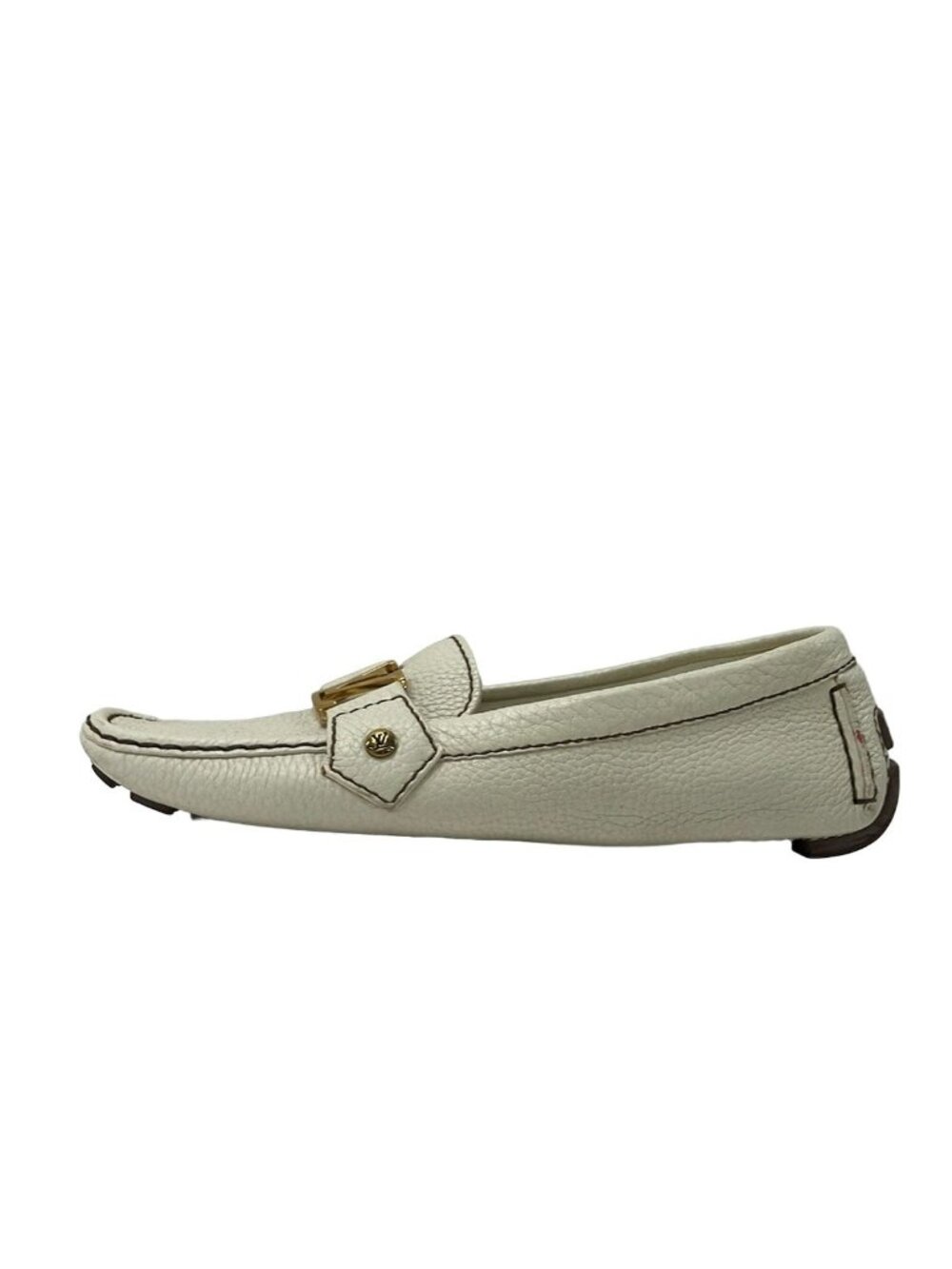 Louis Vuitton Driving Shoes White Leather